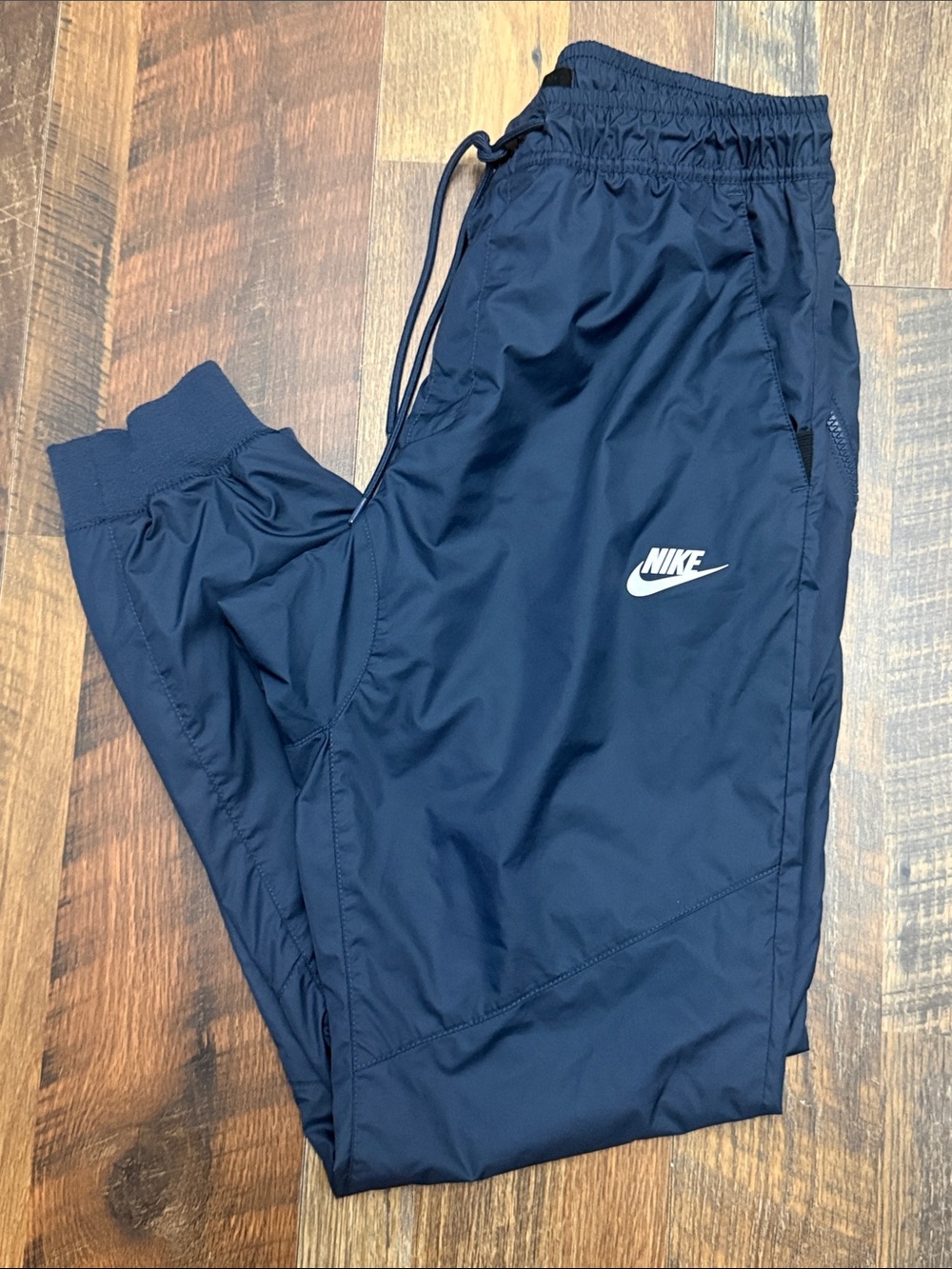 Nike Sportswear Men's Woven Jogger Pants Navy Blue Size M
